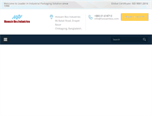Tablet Screenshot of hossainbox.com